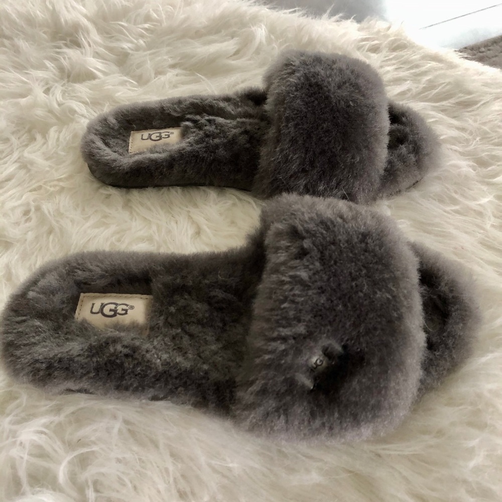 Ugg Women's Fluff Slide Slippers US6